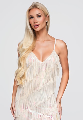 Ombre Avondjurk 'LA-OM-DLR404' in Beige