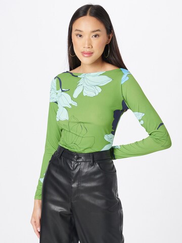 Karen Millen Shirt in Groen: voorkant