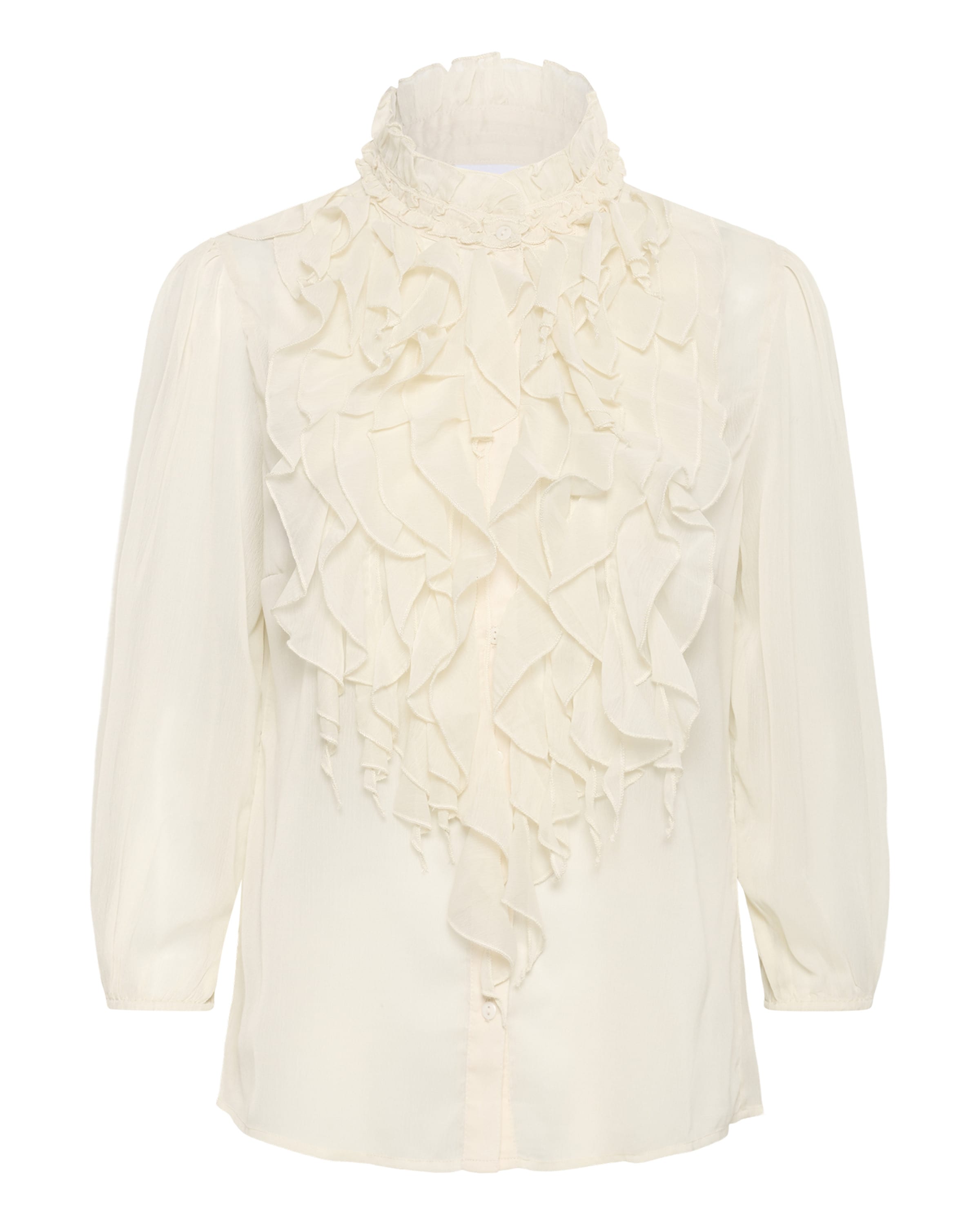 SAINT TROPEZ Chemisier 'Lilja' en crème, Vue avec produit