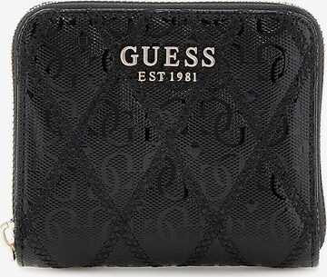 GUESS Wallet 'Adi' in Black: front