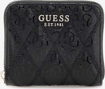 GUESS Wallet 'Adi' in Black: front