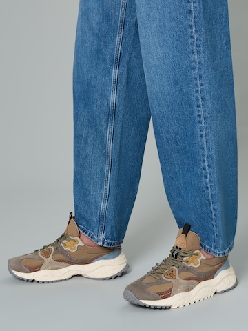 Flower Mountain Sneakers laag 'WAVE UNI' in Beige: voorkant
