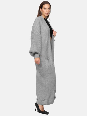 Elara Gebreide mantel in Grijs