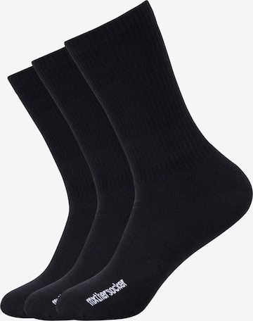 Mxthersocker Socken 'ESSENTIAL - THE NAKED MXTHERSOCKER' in Schwarz: predná strana