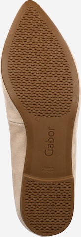 GABOR Classic Flats 'Chevreau' in Beige