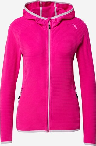 CMP Functionele fleece jas in Roze: voorkant