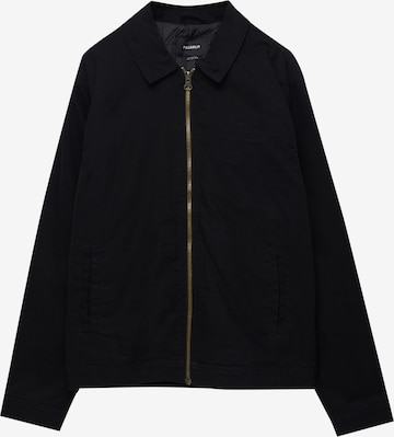 Veste mi-saison Pull&Bear en noir : devant