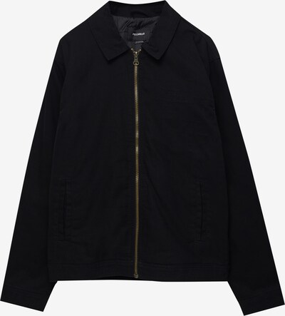 Pull&Bear Prehodna jakna | črna barva, Prikaz izdelka