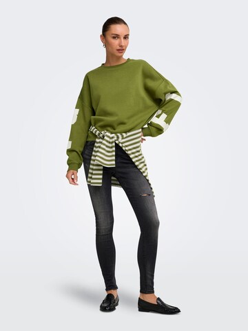 Sweat-shirt ONLY en vert