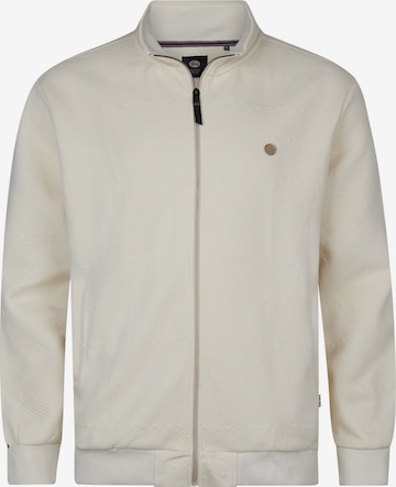 Petrol Industries Кофта на молнии в Белый: спереди