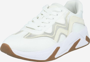 Baskets basses 'Enie' GUESS en blanc : devant