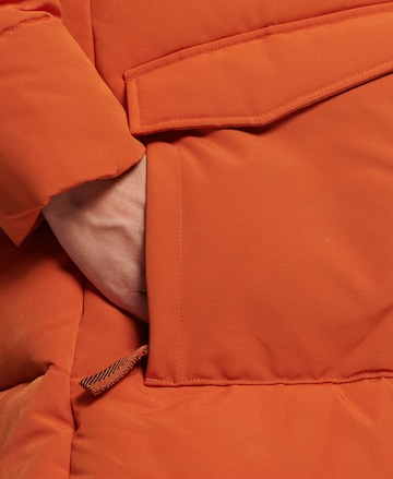 Superdry Winter Coat 'Everest' in Orange