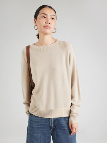 Pull-over 'EBANO' Max Mara Leisure en beige : devant