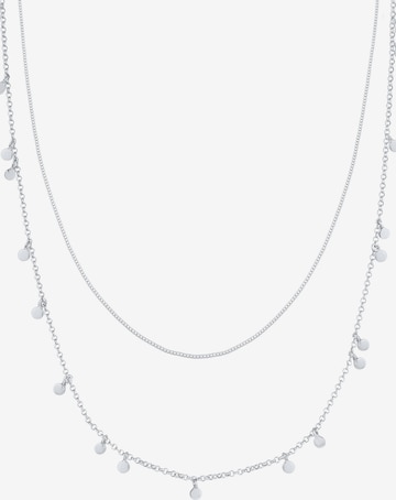 ELLI Halskette Geo, Layer in Silber
