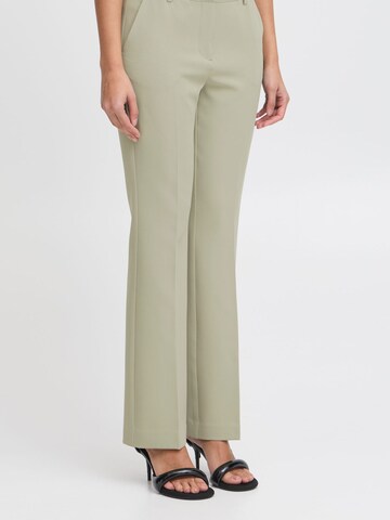 ICHI - regular Pantalón chino ' IHLexi ' en verde