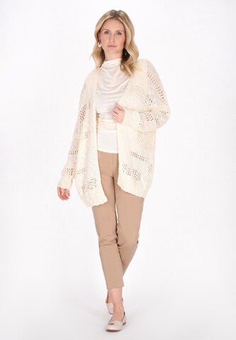 Usha - Casaco de malha 'Comfy' em bege
