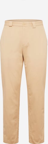 Tommy Jeans Chino Pants 'DAD' in Beige: front