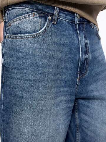 Pull&Bear Loosefit Jeans in Blauw