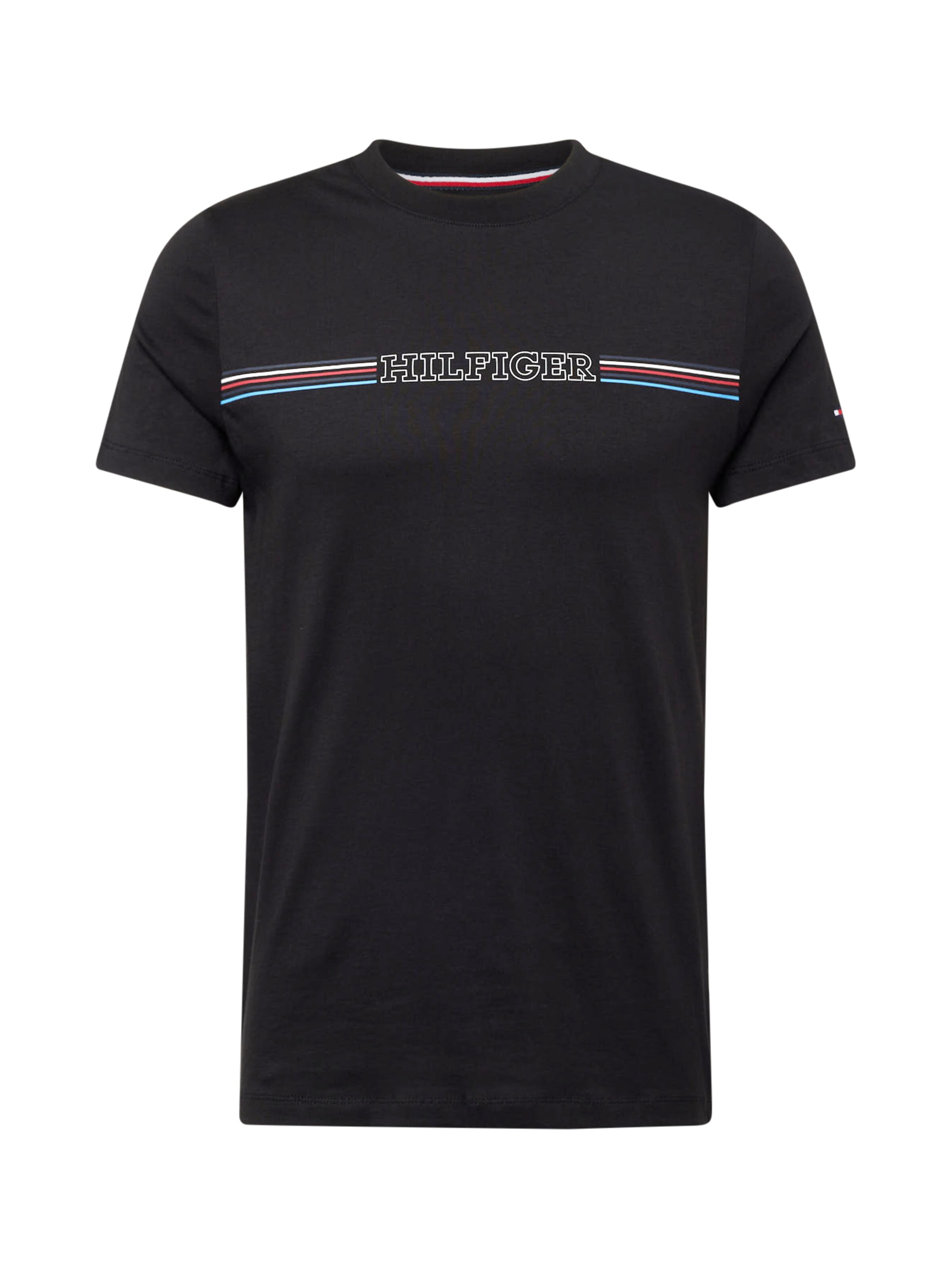 TOMMY HILFIGER Tričko - Čierna: predná strana