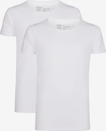 T-Shirt Petrol Industries en blanc : devant