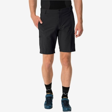 VAUDE Regular Workout Pants 'Yaras' in Black: front