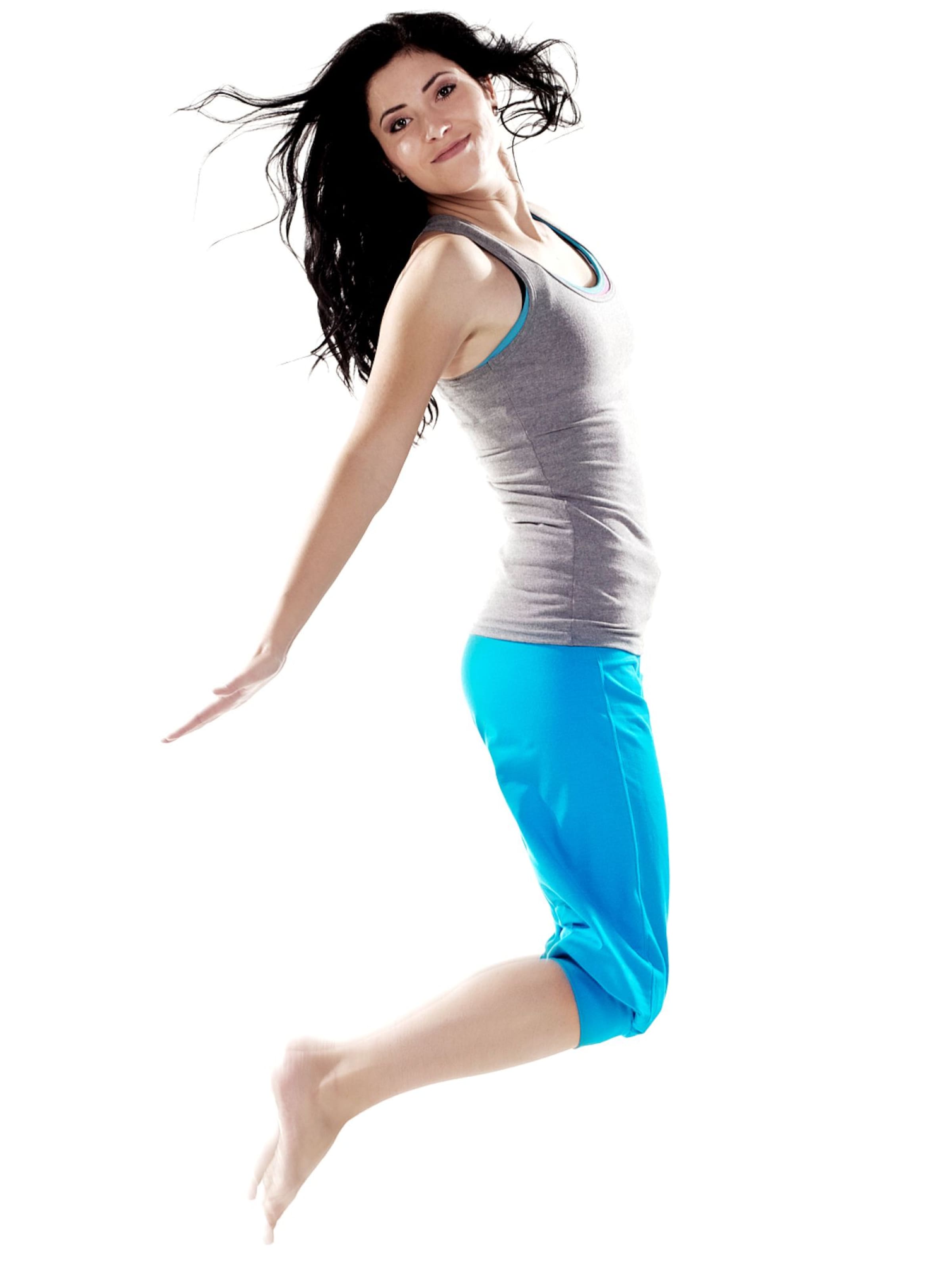 mėlyna Winshape Siaurėjantis Sportinės kelnės 'WBE5'