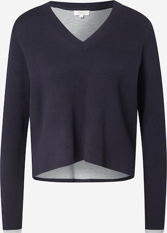 Pull-over s.Oliver en bleu : devant