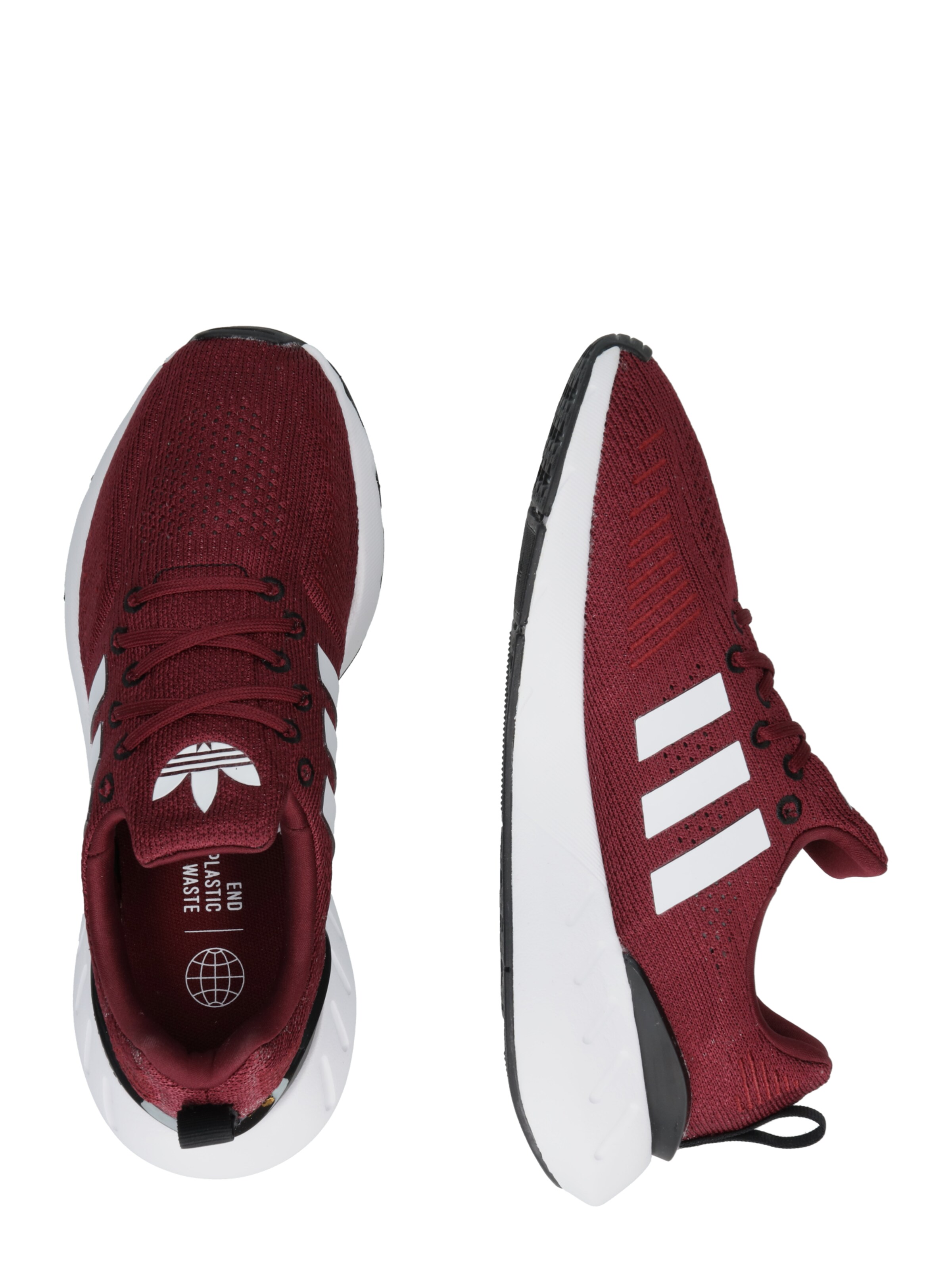 burgundy adidas swift run