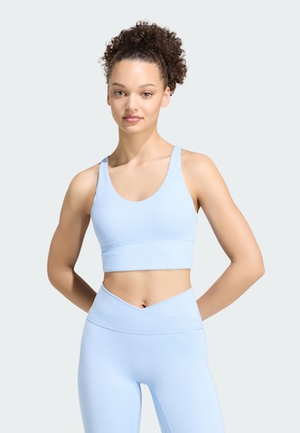 ADIDAS PERFORMANCE Бюстье Спортивный бюстгальтер 'All Me' в Синий: спереди