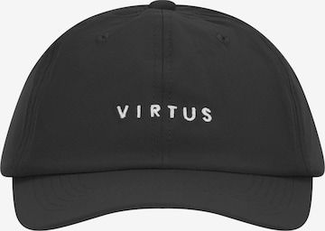 Virtus Kappe 'Borden' in Schwarz: Vorderseite