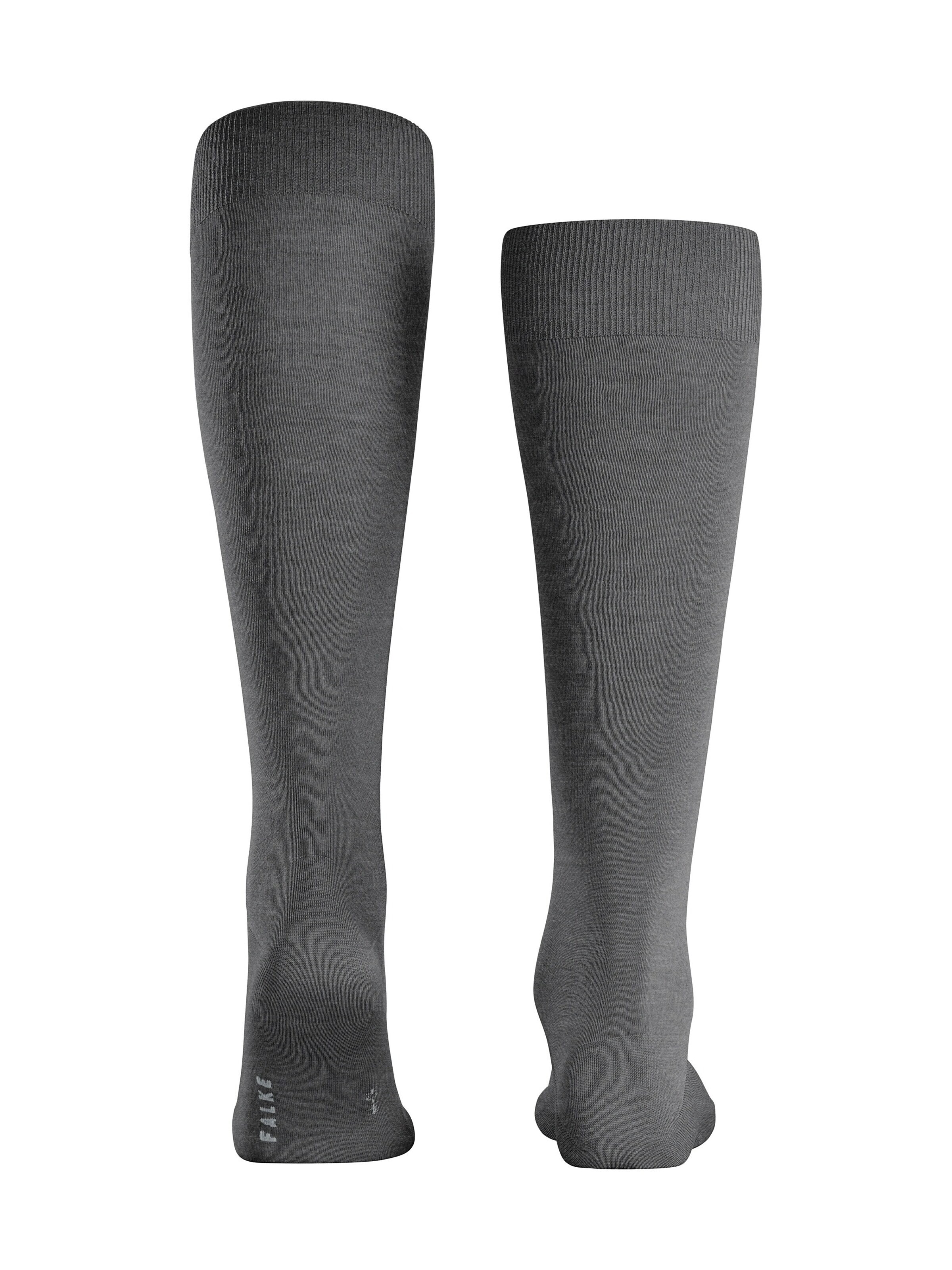 FALKE Knee High Socks 'ClimaWool' in Grey