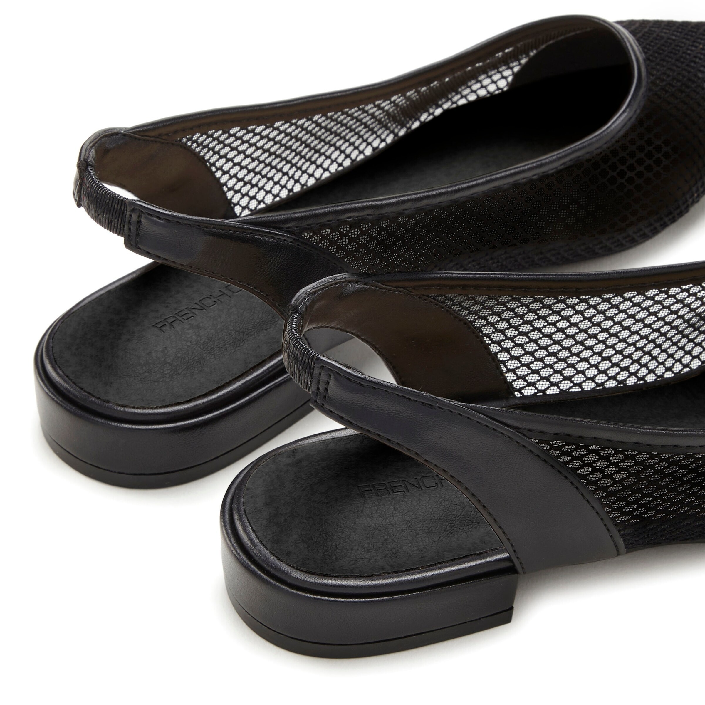 FRENCH CONNECTION Balerinke | črna barva