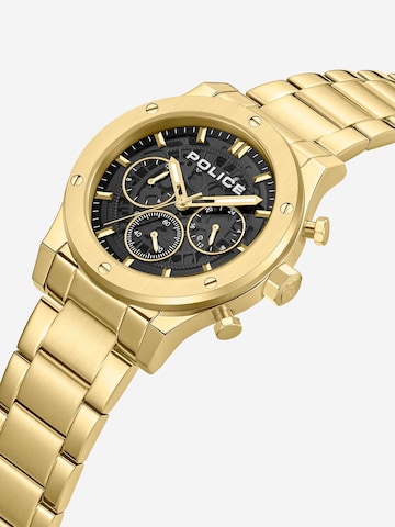 POLICE Analoog horloge ' Knotty ' in Goud