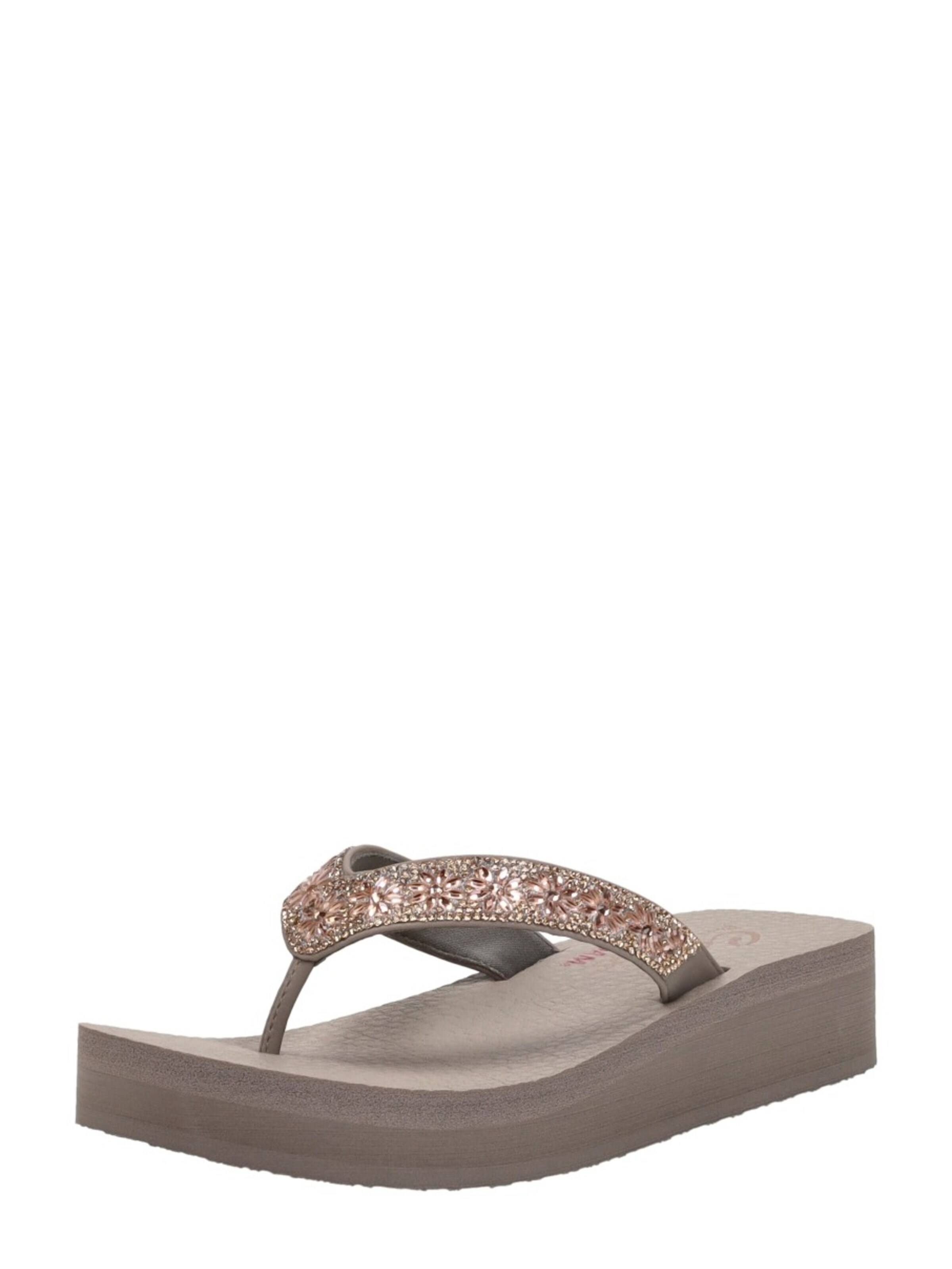 SKECHERS Huisschoenen 'Vinyasa - Wild Daisies' in Grijs