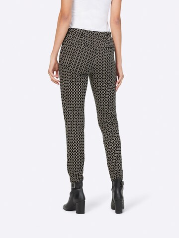 Coupe slim Pantalon heine en noir