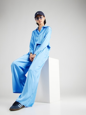 VILA Wide leg Pants 'CLAIR' in Blue