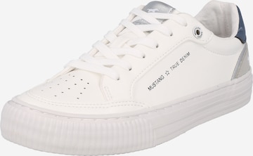 MUSTANG Sneakers in White: front
