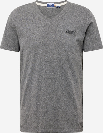Superdry Tapered T-Shirt in Grau: predná strana