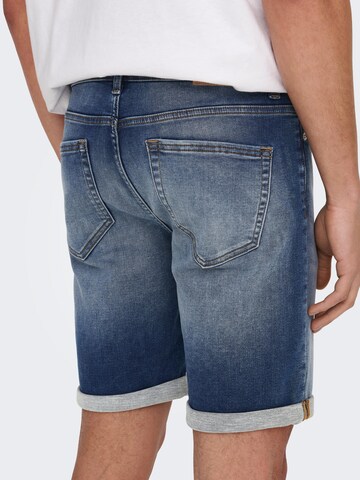 Only & Sons Regular Jeans 'Ply' in Blauw