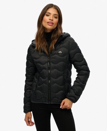 Veste mi-saison 'Fuji' Superdry en noir : devant