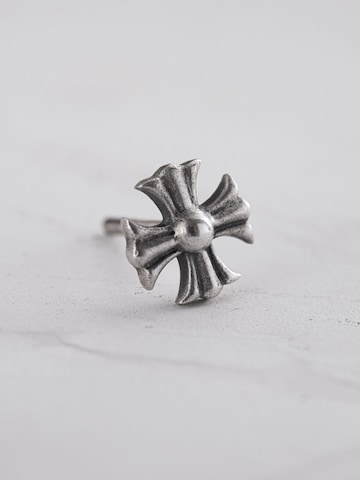 REYTEL Ohrring 'CROIX DES TEMPLIERS'‌‌‌‌‌‌‌ in Silber: Vorderseite