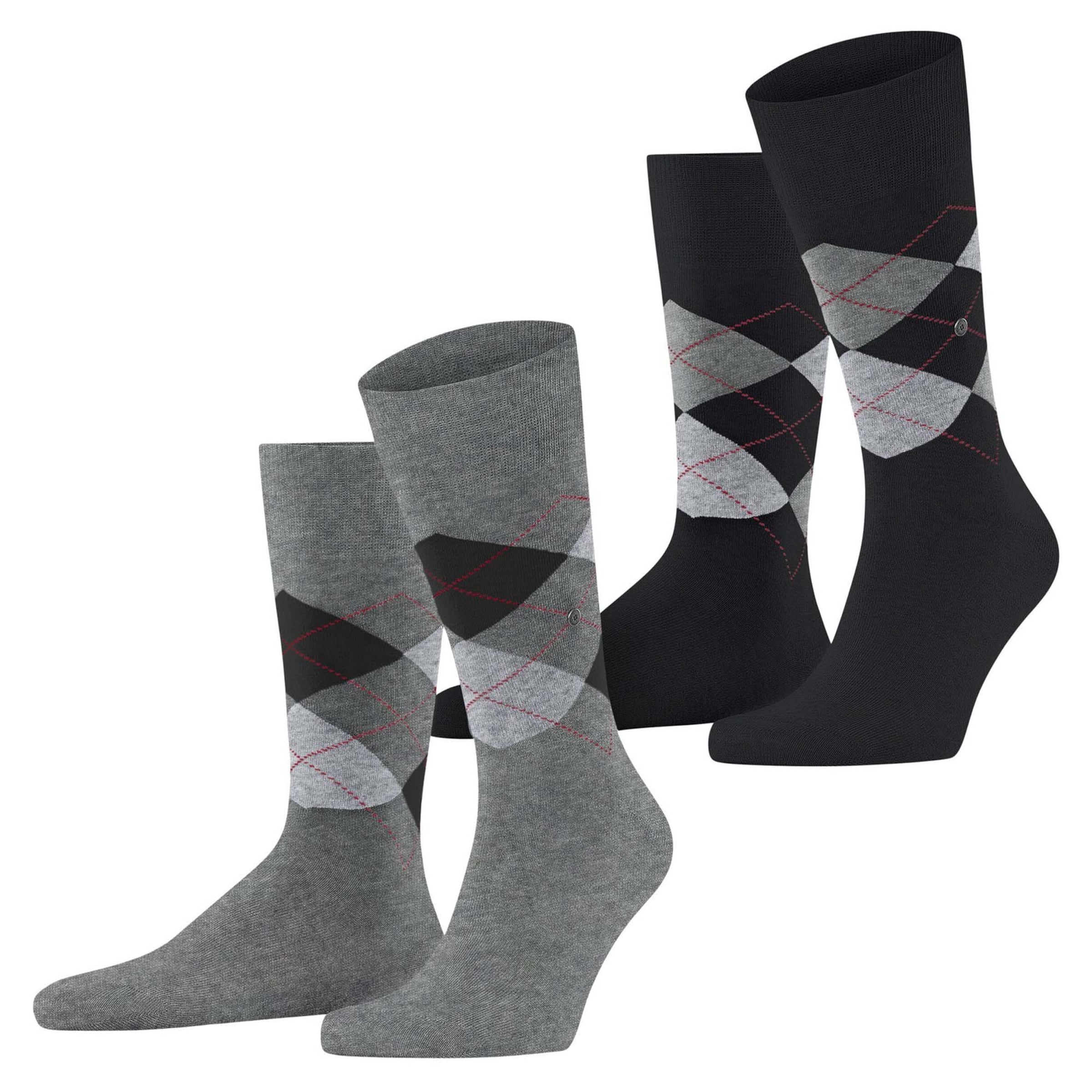 BURLINGTON Sockor i grå: framsida