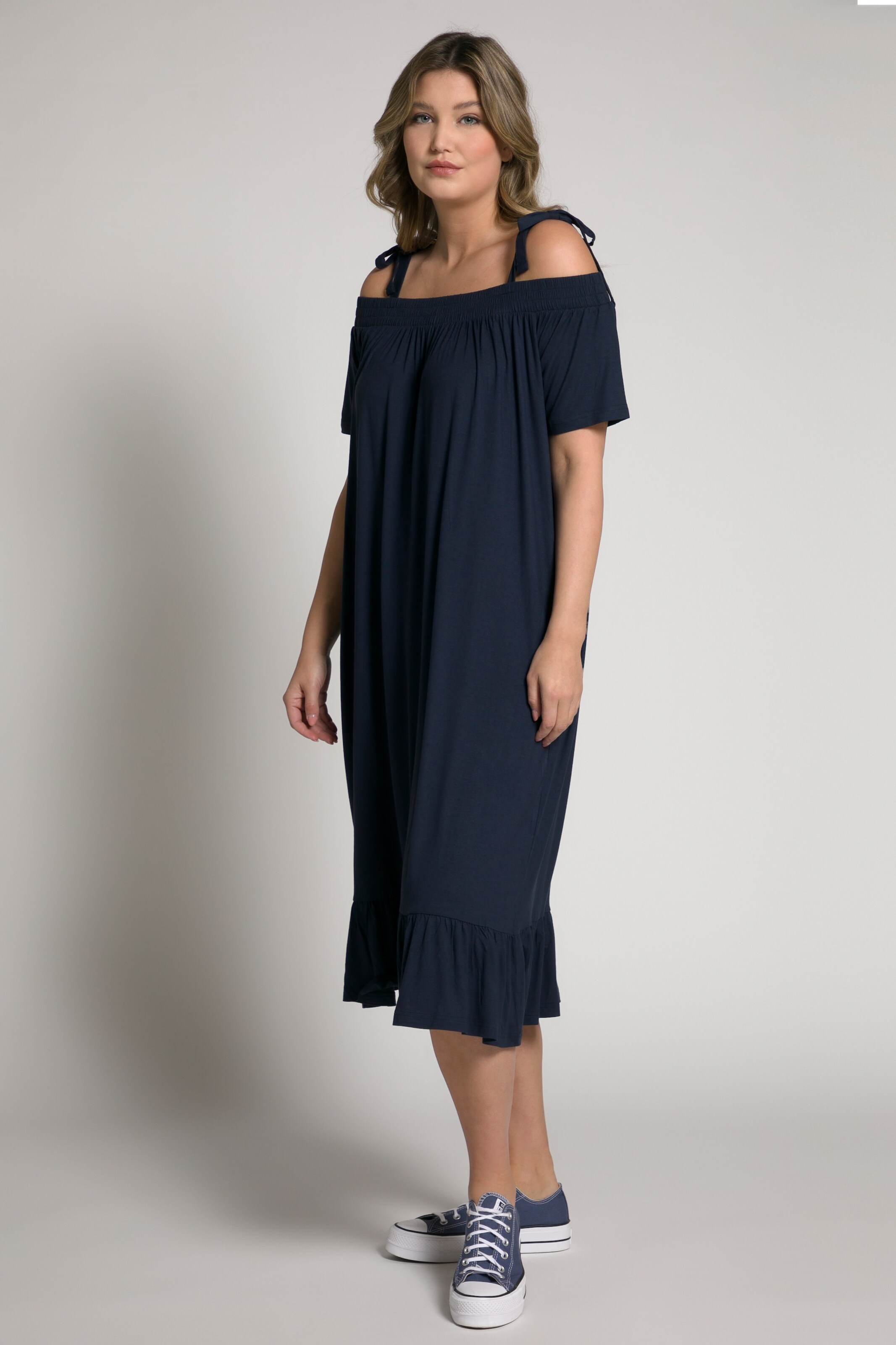 Frauen Große Größen Ulla Popken Kleid in Marine - VJ58266 Frauen Große Größen Ulla Popken Kleid in Marine - VJ58266