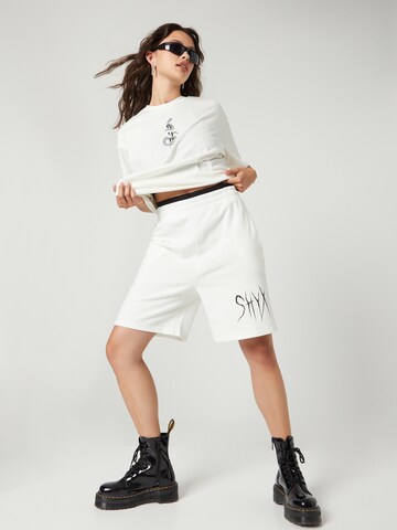 SHYX Loose fit Trousers 'Lexa' in White