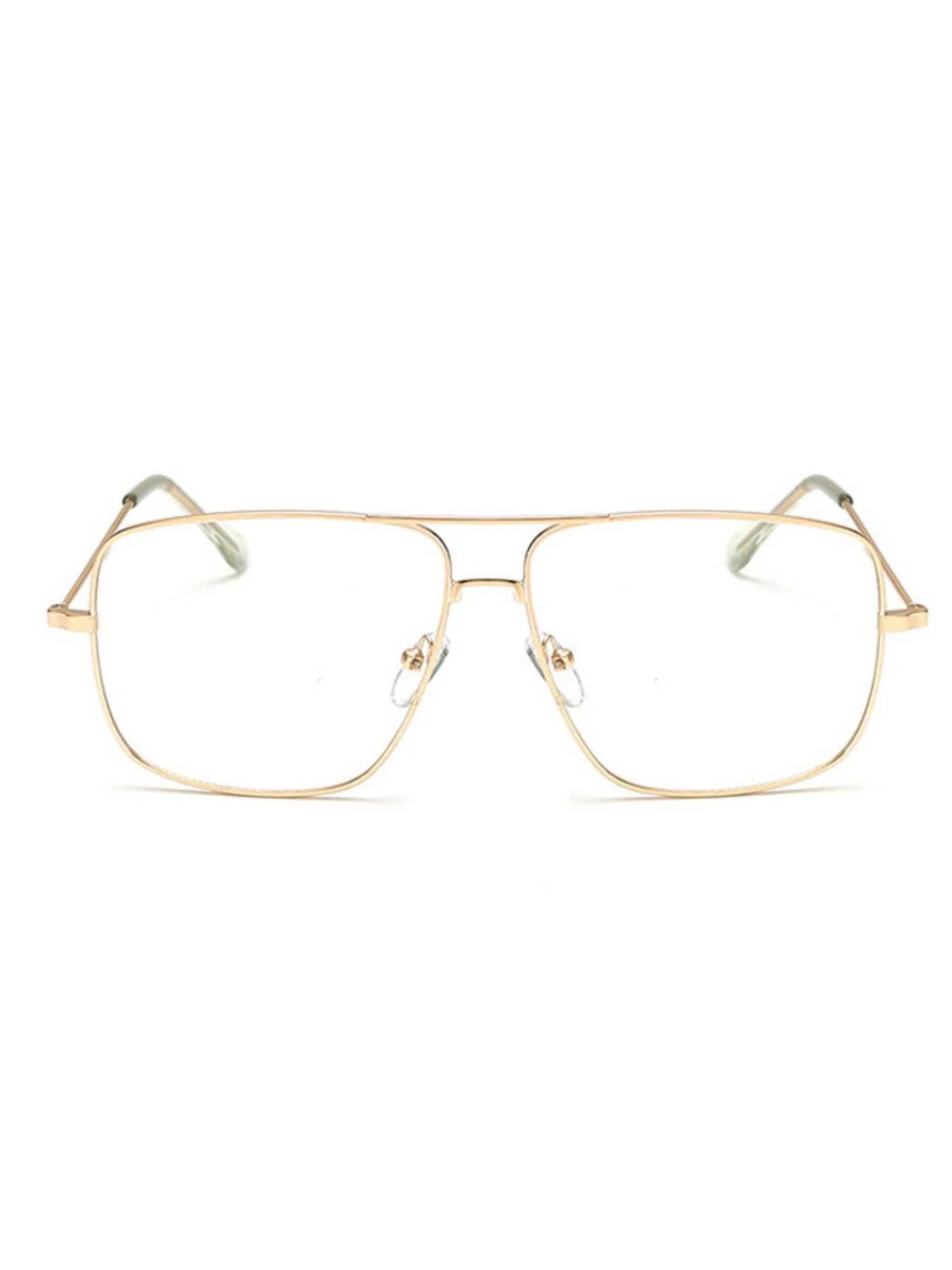 VEYREY Sunglasses in Gold: front