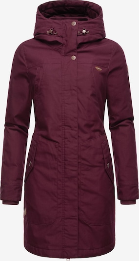 Žieminis paltas iš Ragwear, spalva – vyšninė spalva, Prekių apžvalga
