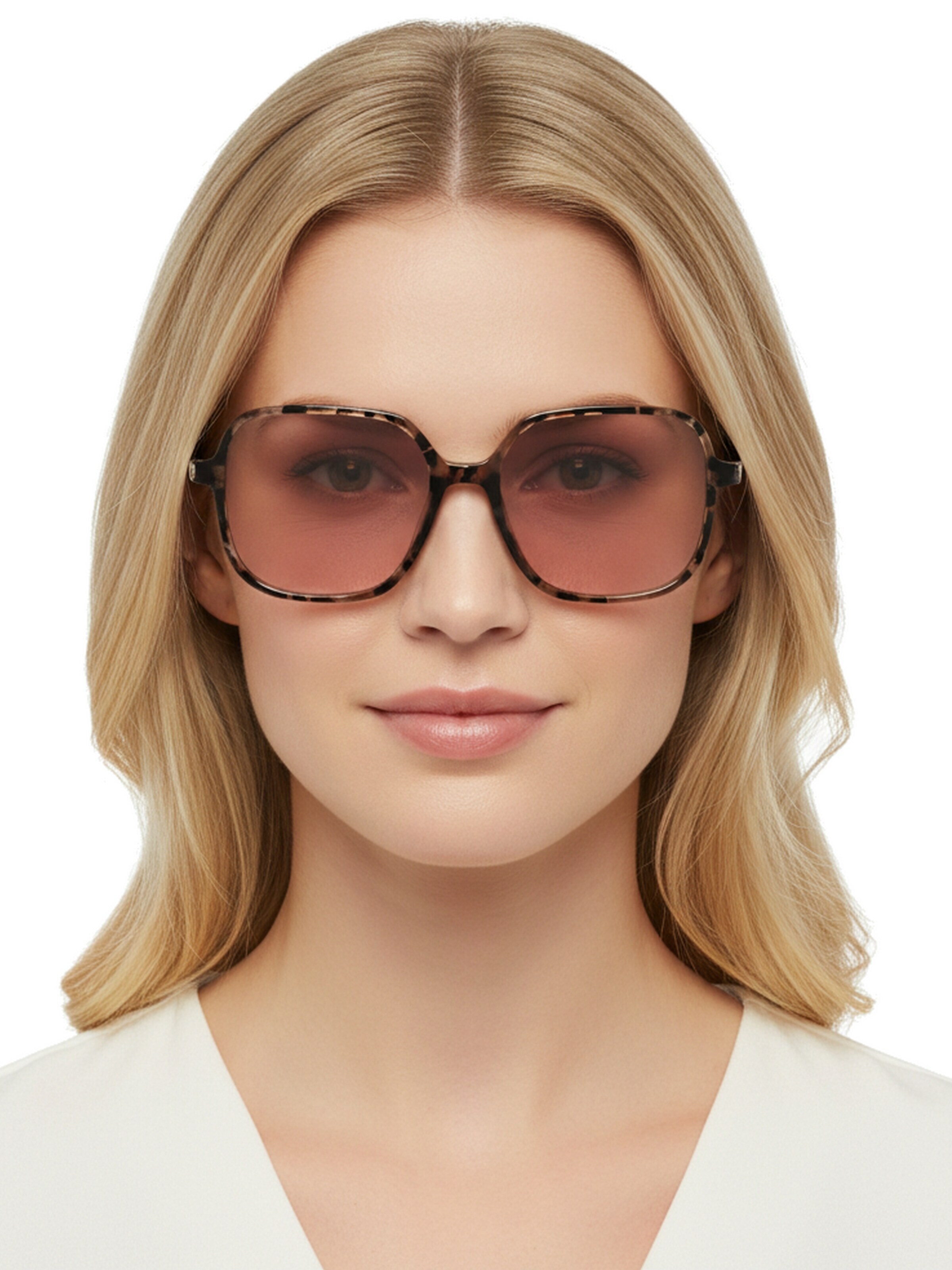 Zadig & Voltaire - Gafas de sol en rosa: frente