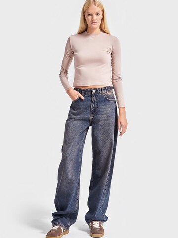 IT'S BASIC Loosefit Jeans 'Skater Mid Rise Jeans' in Blauw