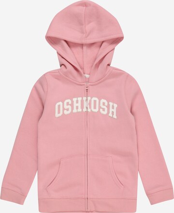 OshKosh Sweatjacke 'FLOCK & FOIL' in Pink: front