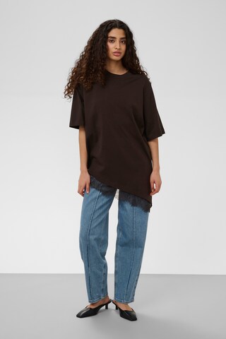 T-shirt 'SLJina' SOAKED IN LUXURY en marron